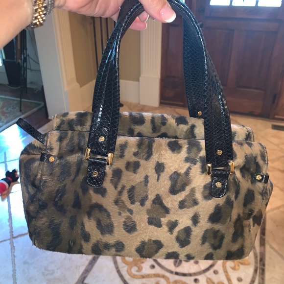 kate spade Bags Kate Spade Leopard Faux Fur Bag Poshmark